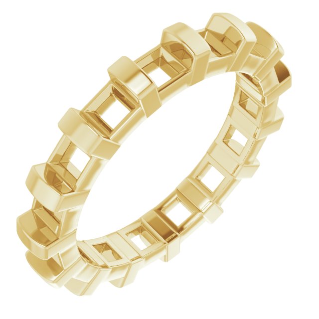 14K Yellow .375 CTW Diamond Eternity Band Ref 14533123