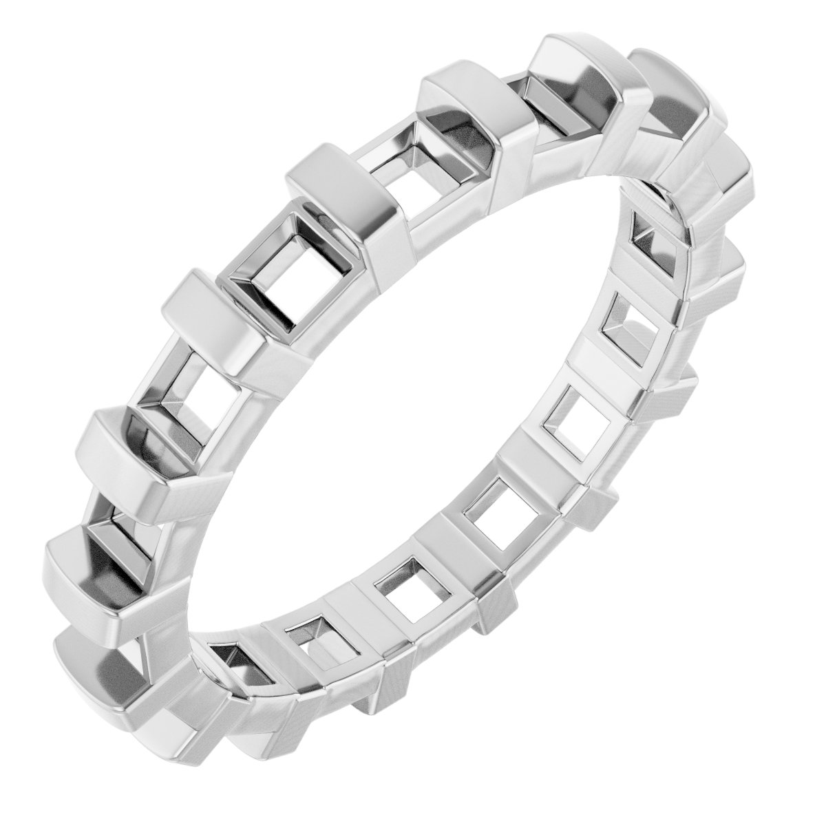 14K White .375 CTW Diamond Eternity Band Ref 14533122