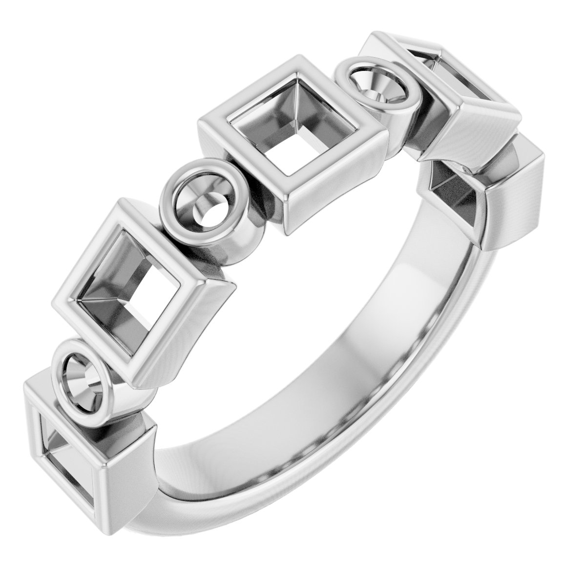 Bezel-Set Anniversary Band