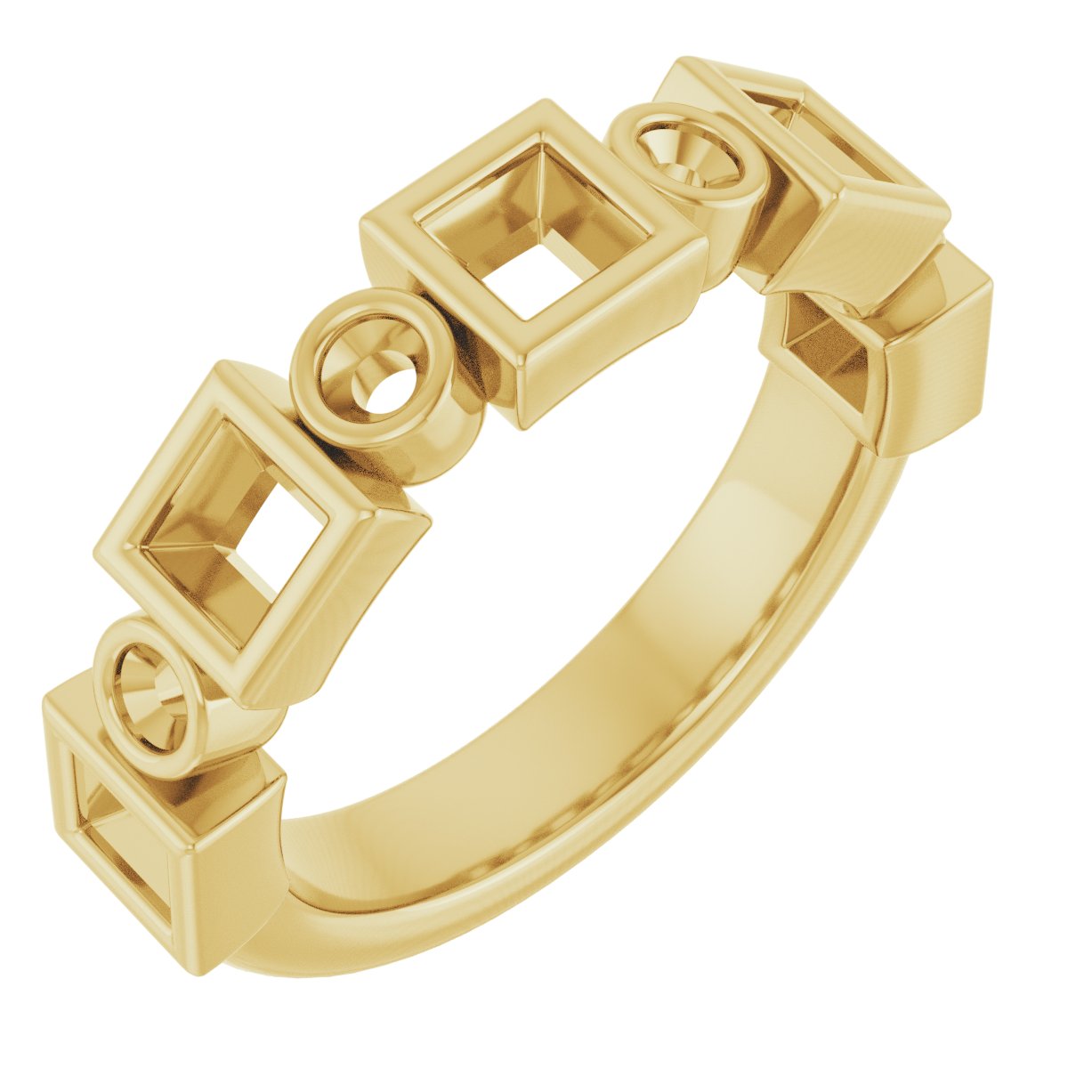 Bezel-Set Anniversary Band