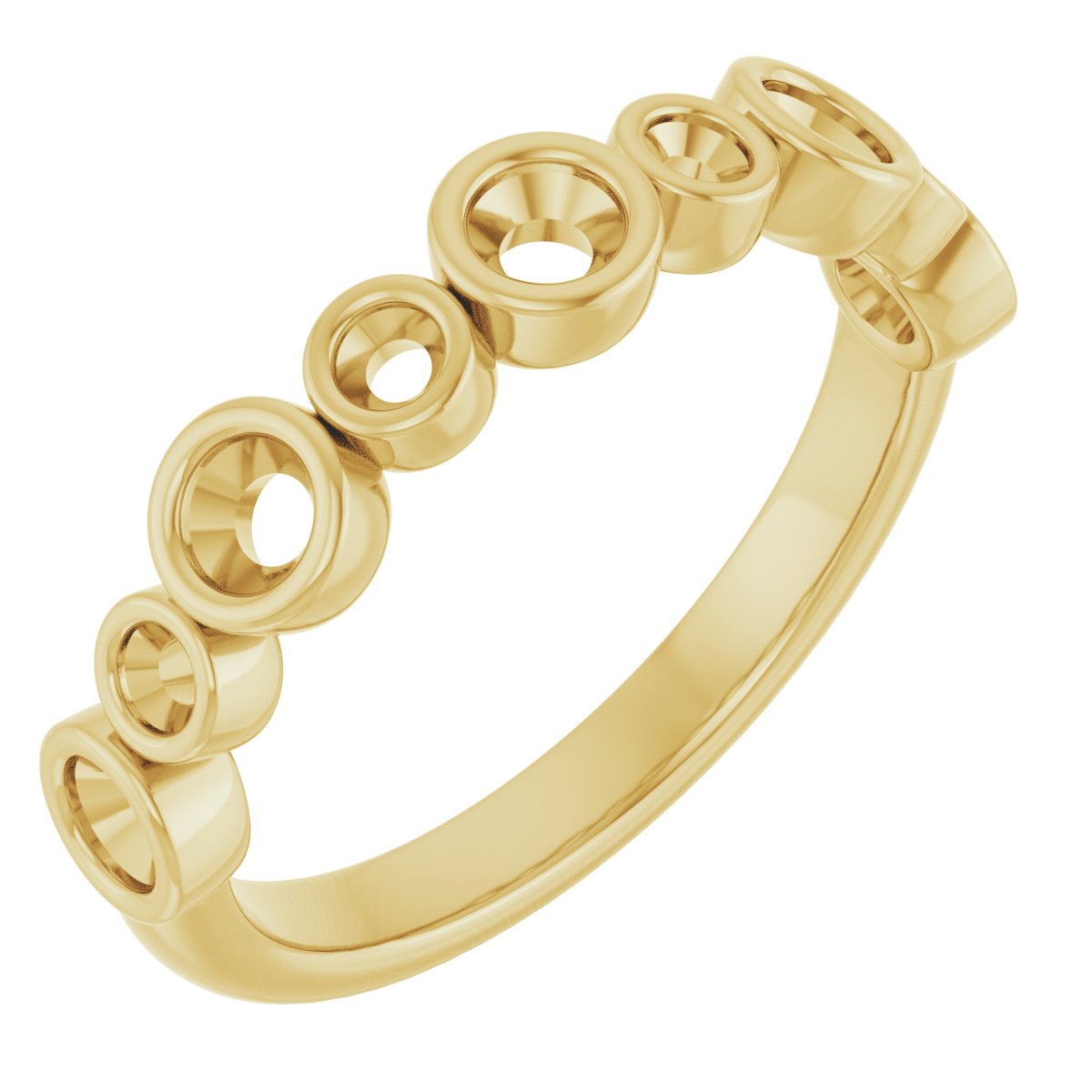 Bezel-Set Anniversary Band