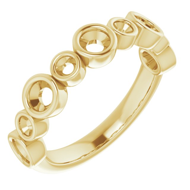 Bezel-Set Anniversary Band