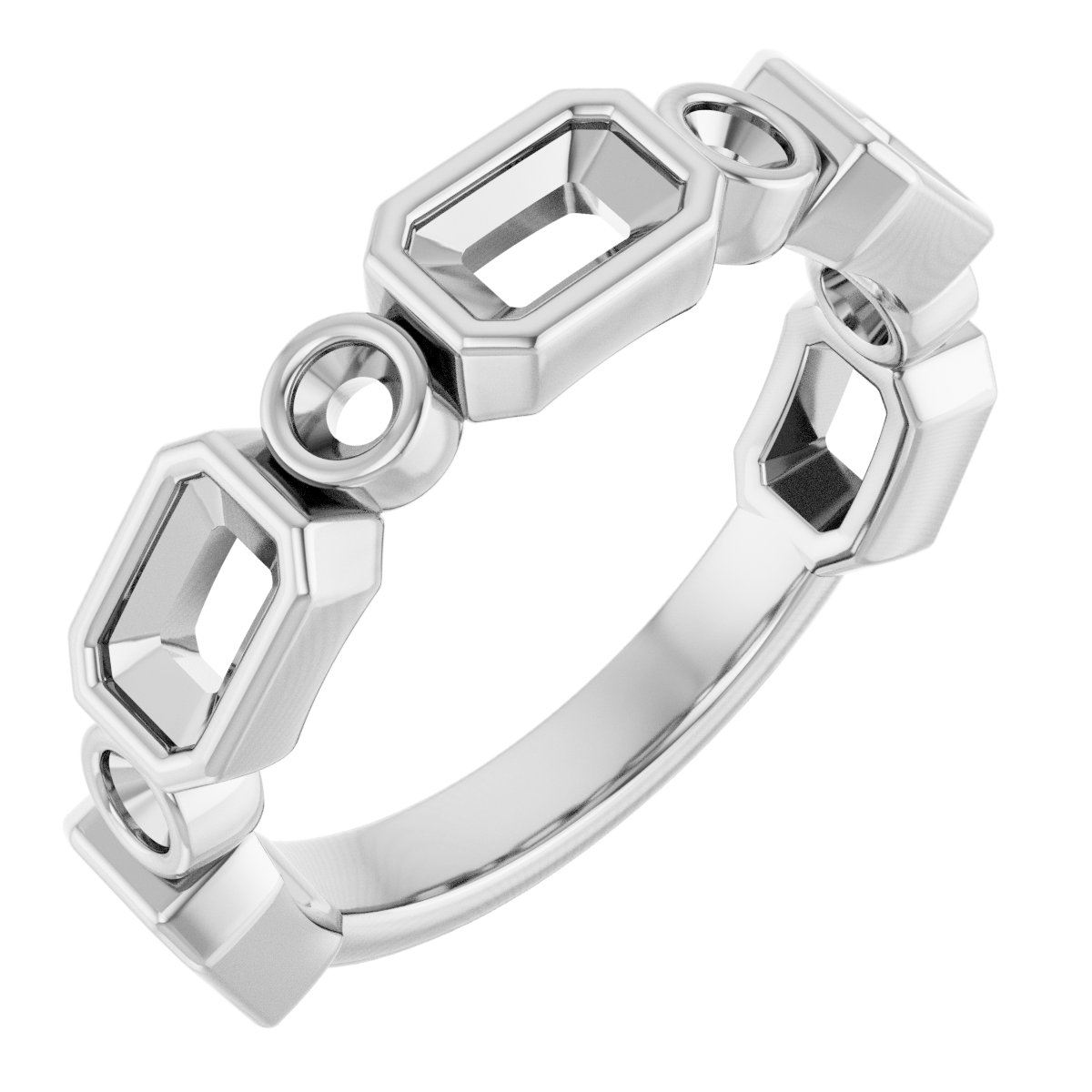 Bezel-Set Anniversary Band