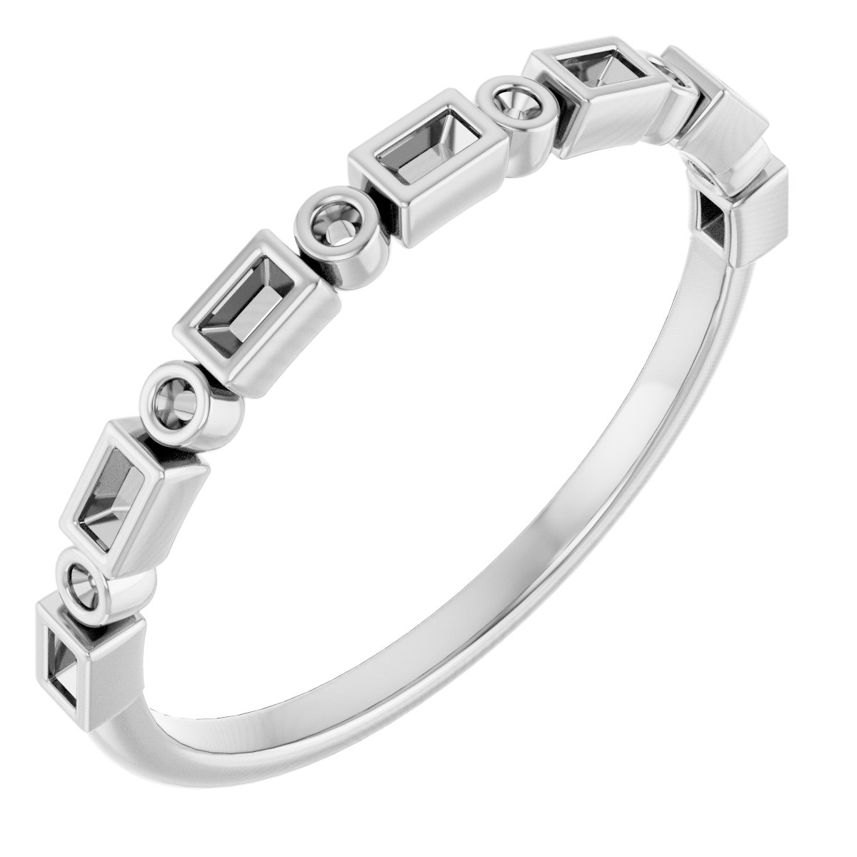 Bezel-Set Anniversary Band