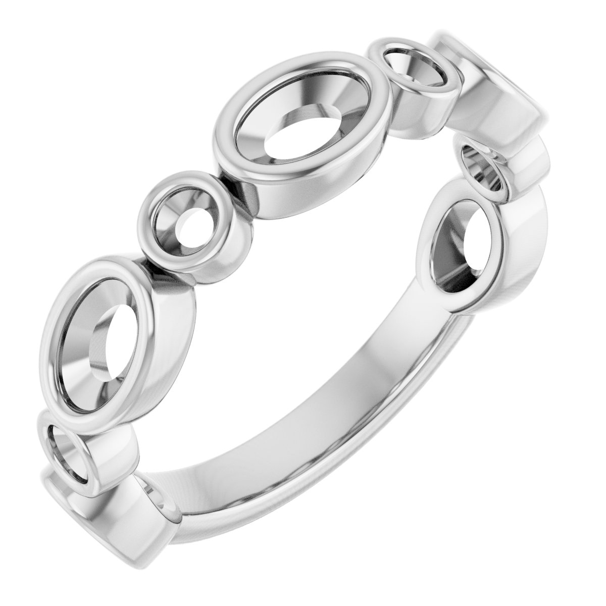 Bezel-Set Anniversary Band