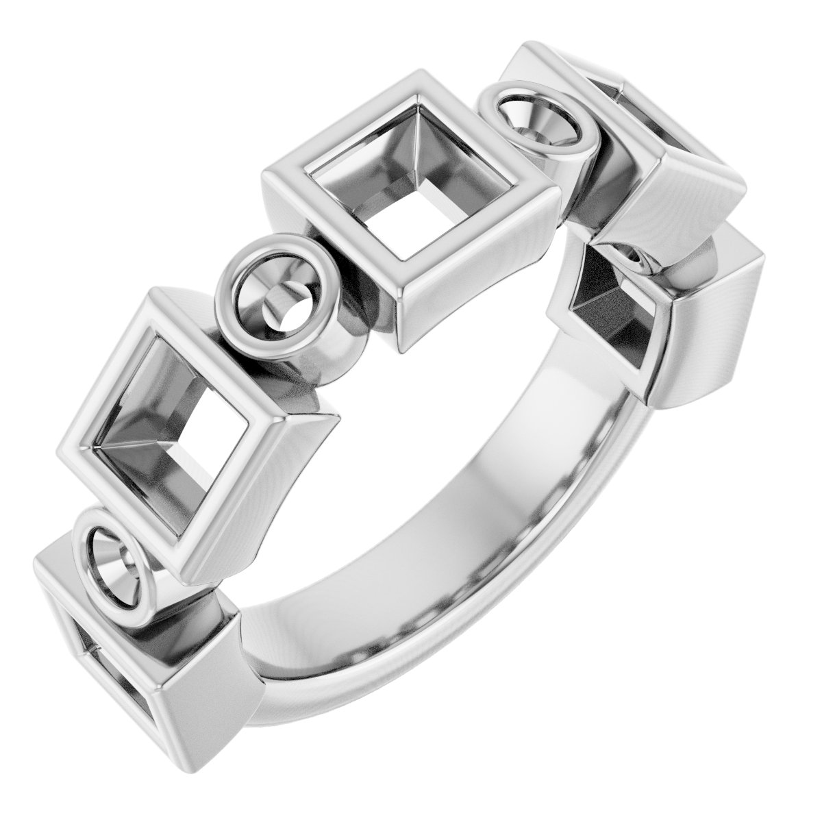 Bezel-Set Anniversary Band