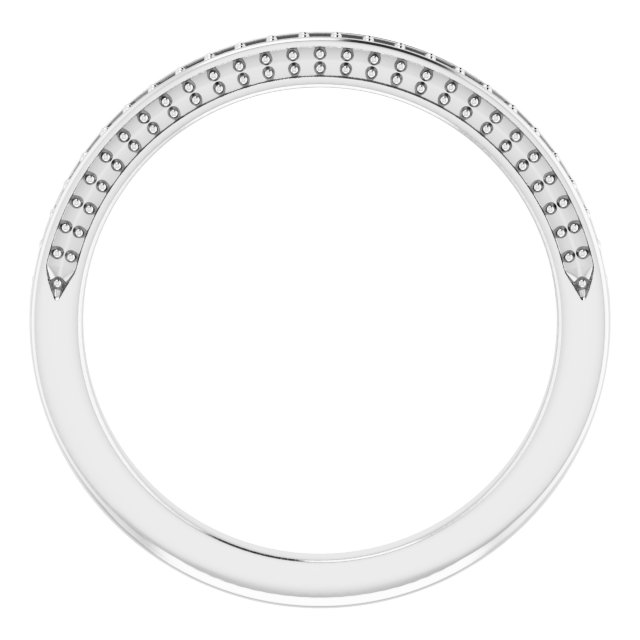 Band Mounting for 8 mm Square Ring view 2