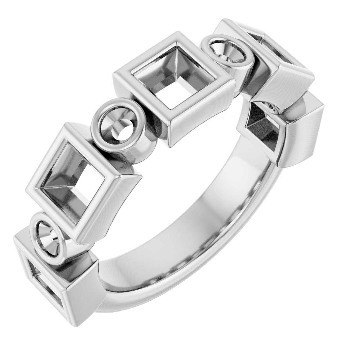 Bezel-Set Anniversary Band