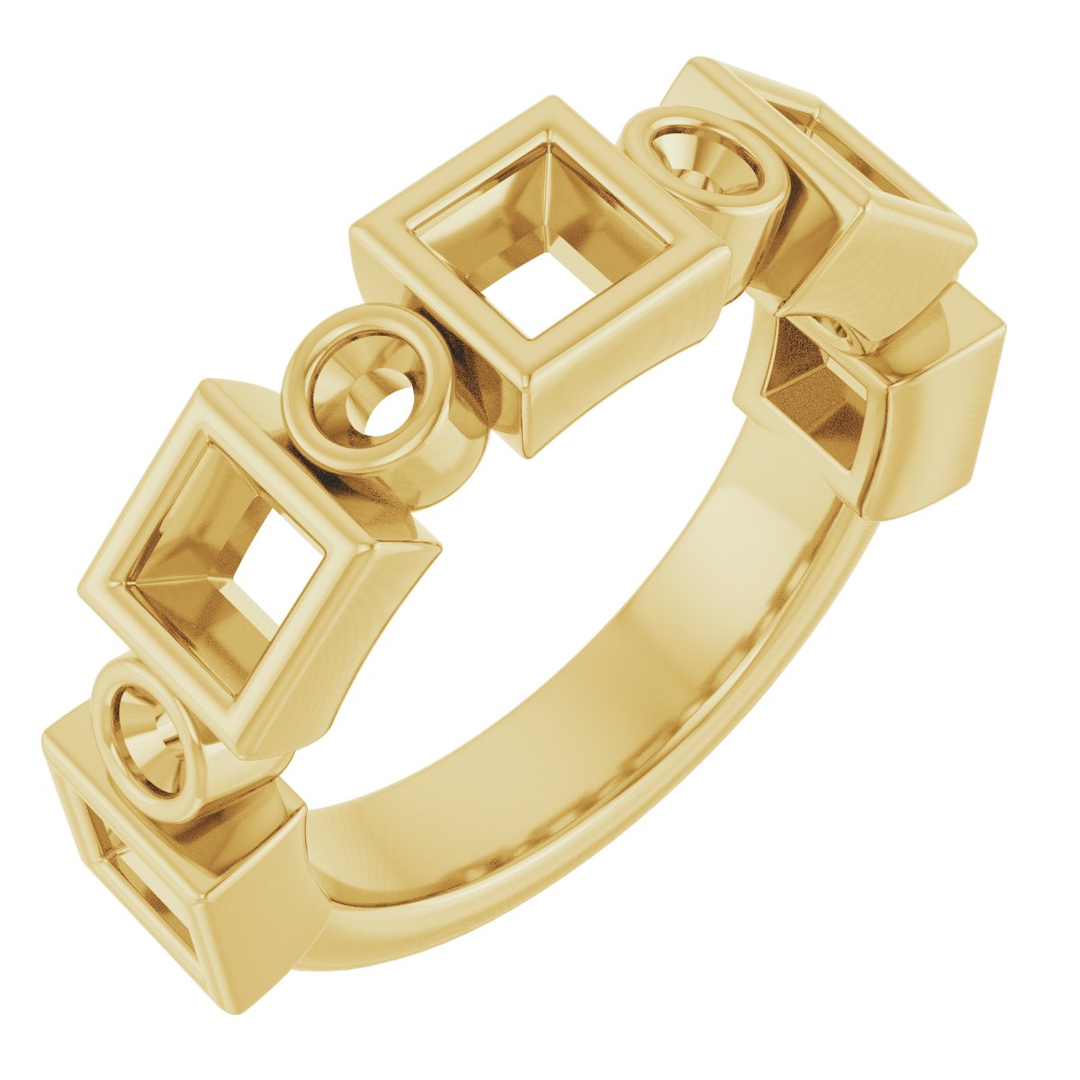 Bezel-Set Anniversary Band