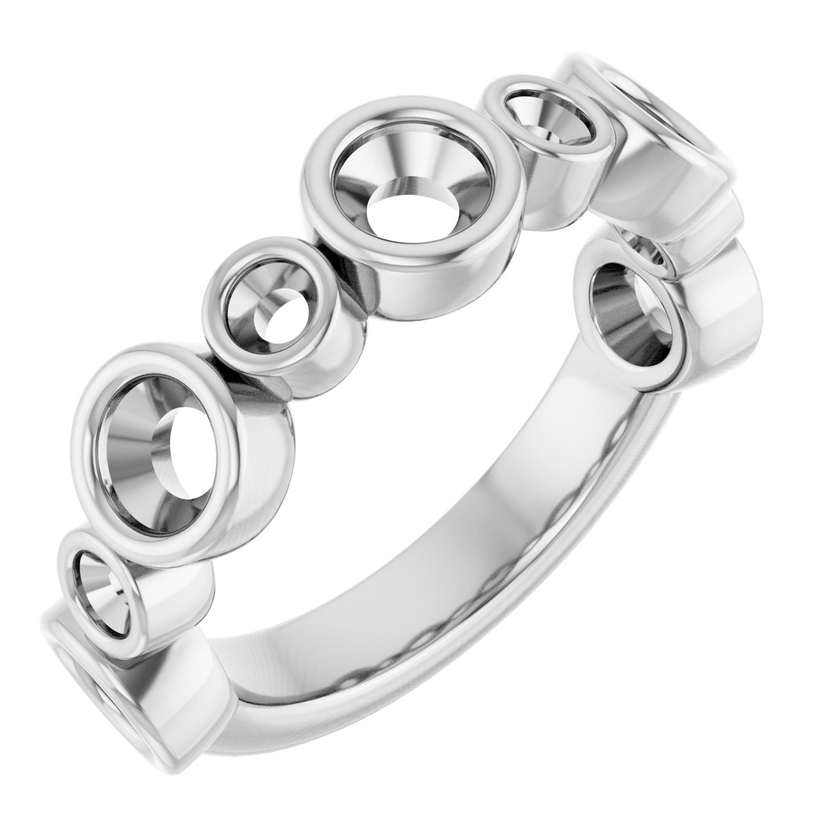 Bezel-Set Anniversary Band