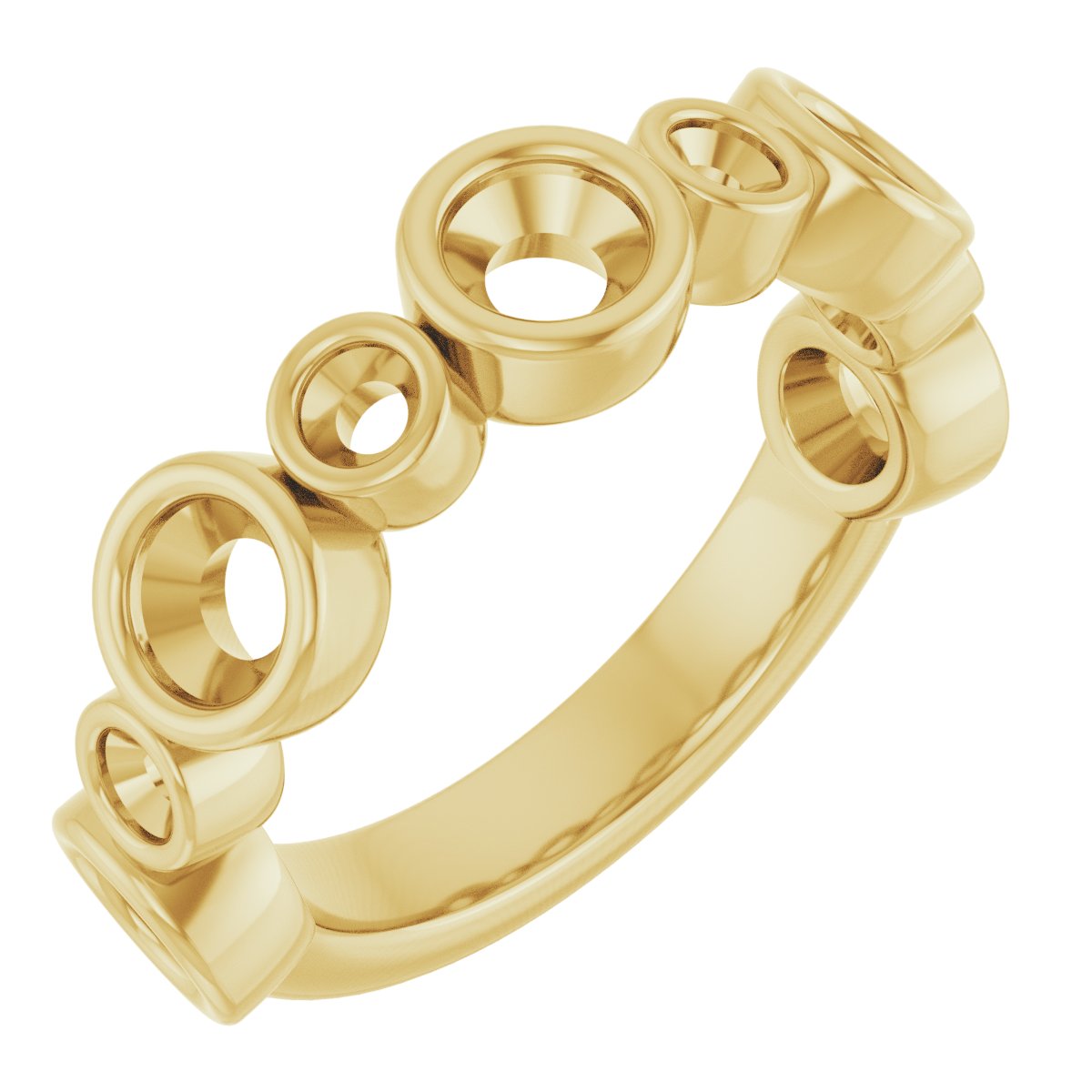 Bezel-Set Anniversary Band