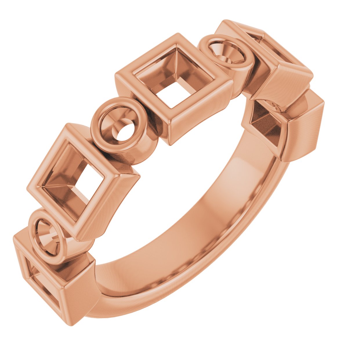 Bezel-Set Anniversary Band