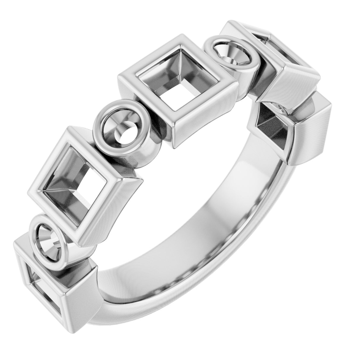 Bezel-Set Anniversary Band