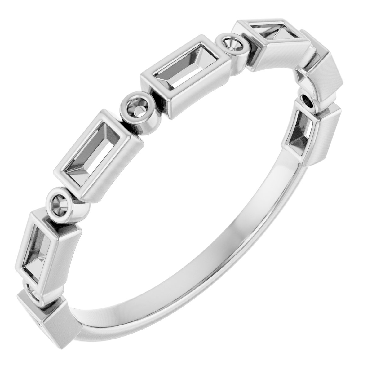 Bezel-Set Anniversary Band