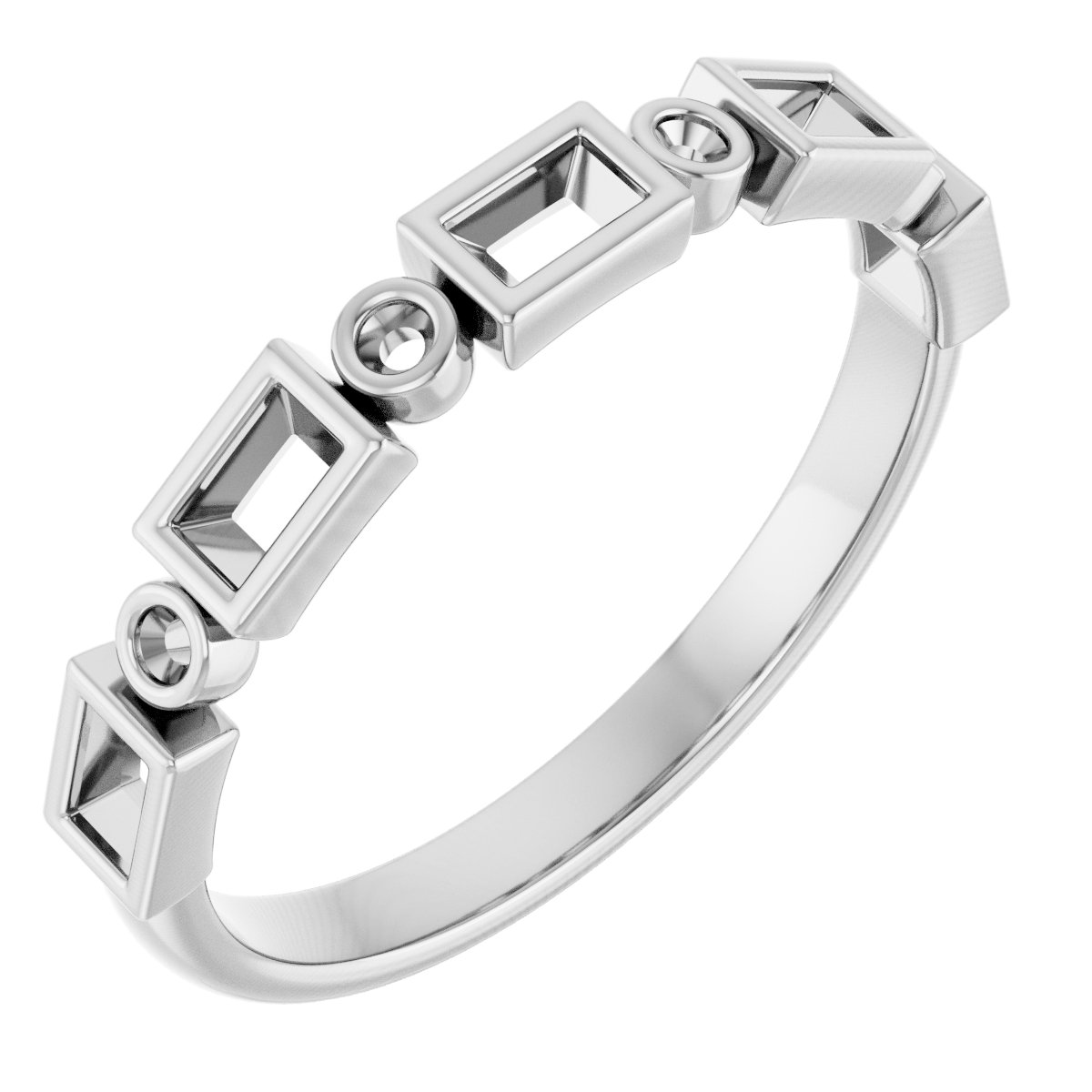 Bezel-Set Anniversary Band