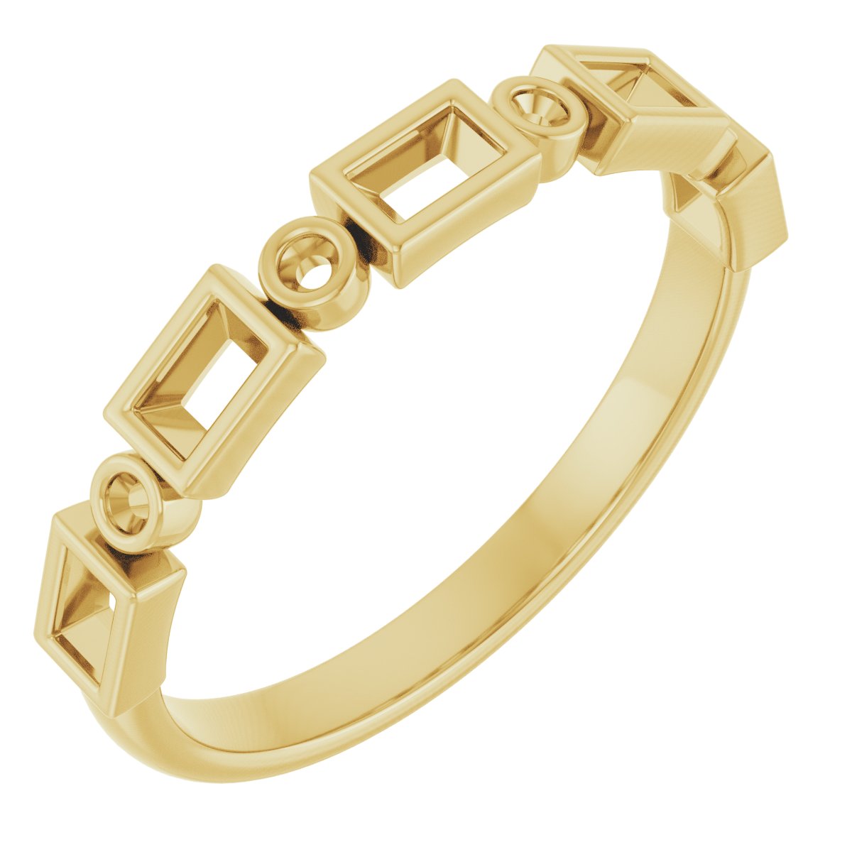 Bezel-Set Anniversary Band