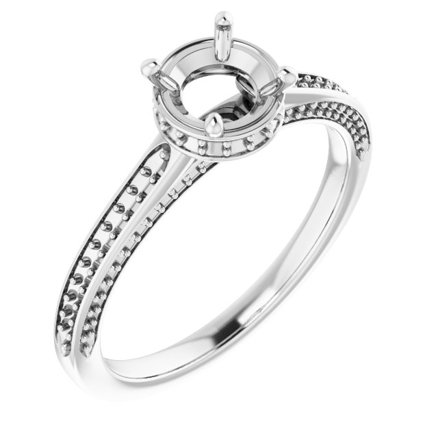 Accented Engagement Ring