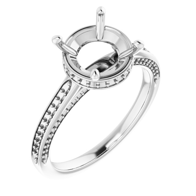 Accented Engagement Ring