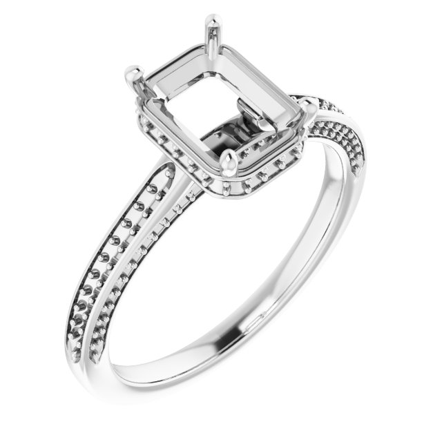 Accented Engagement Ring