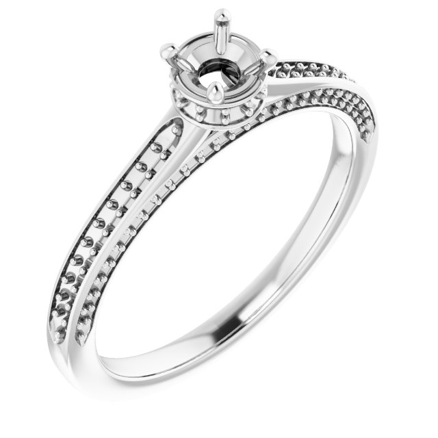 Accented Engagement Ring