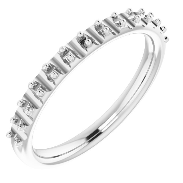 Band Mounting for 6.5x6.5 mm Square Ring