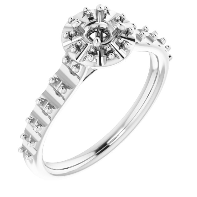 Halo-Style Engagement Ring