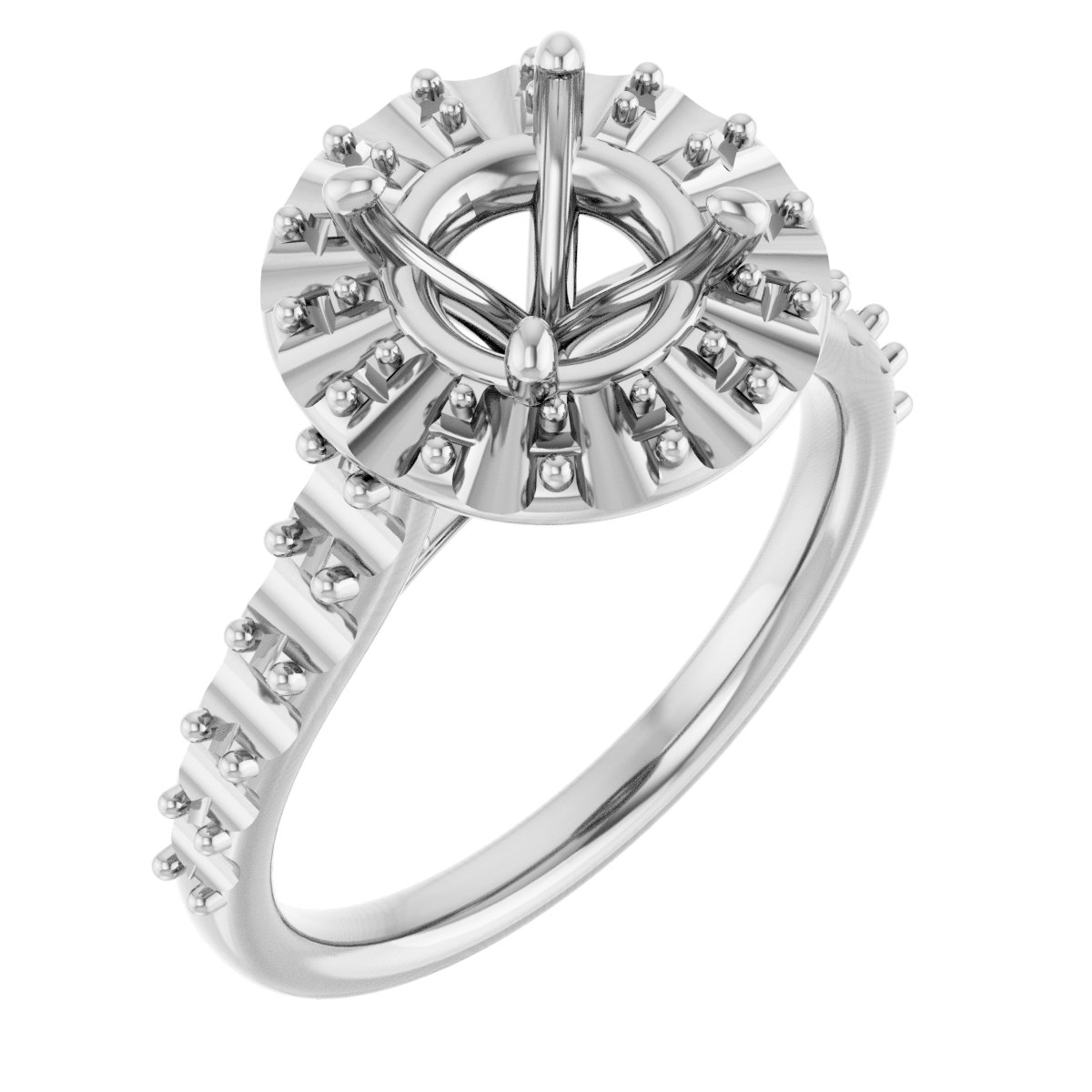 Halo-Style Engagement Ring