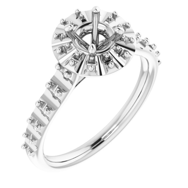 Halo-Style Engagement Ring