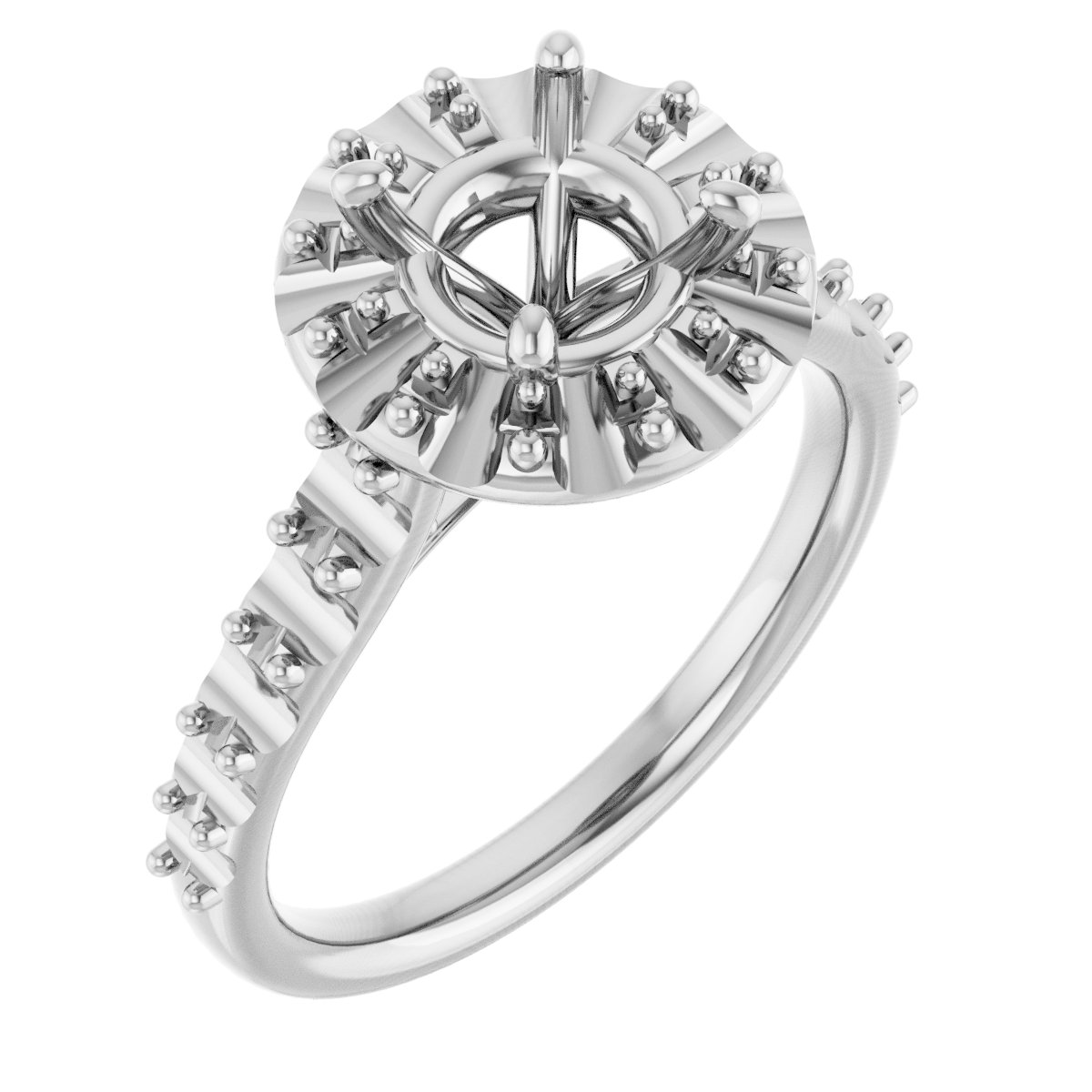Halo-Style Engagement Ring