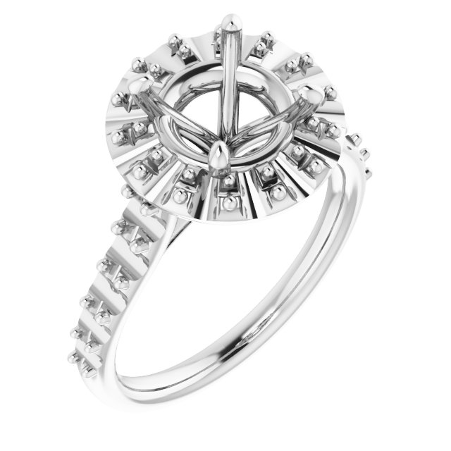 Halo-Style Engagement Ring