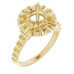 Halo-Style Engagement Ring        