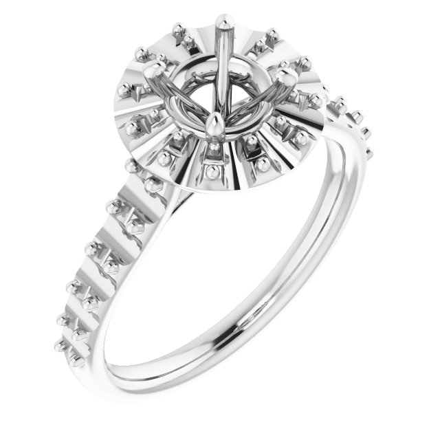 Halo-Style Engagement Ring