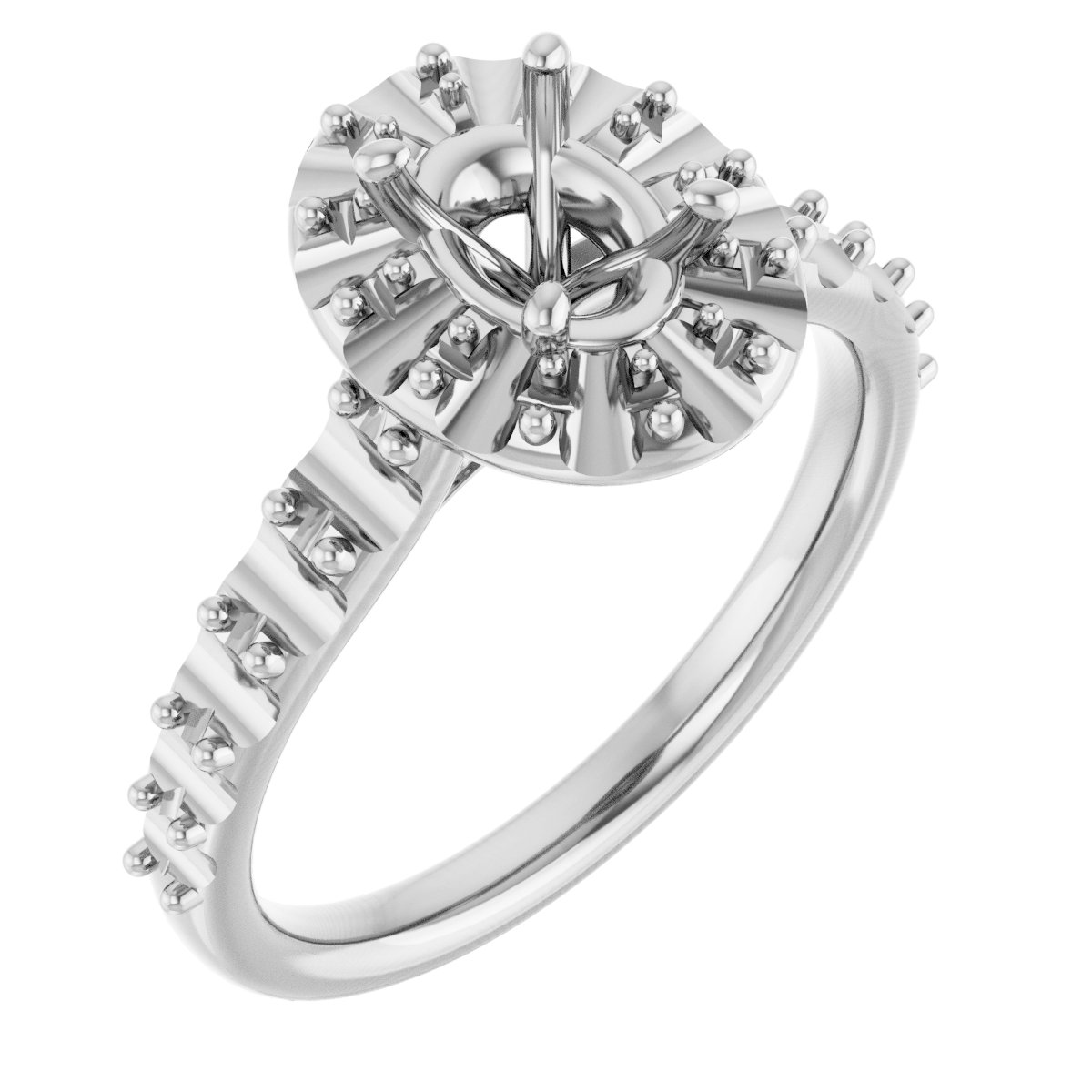 Halo-Style Engagement Ring