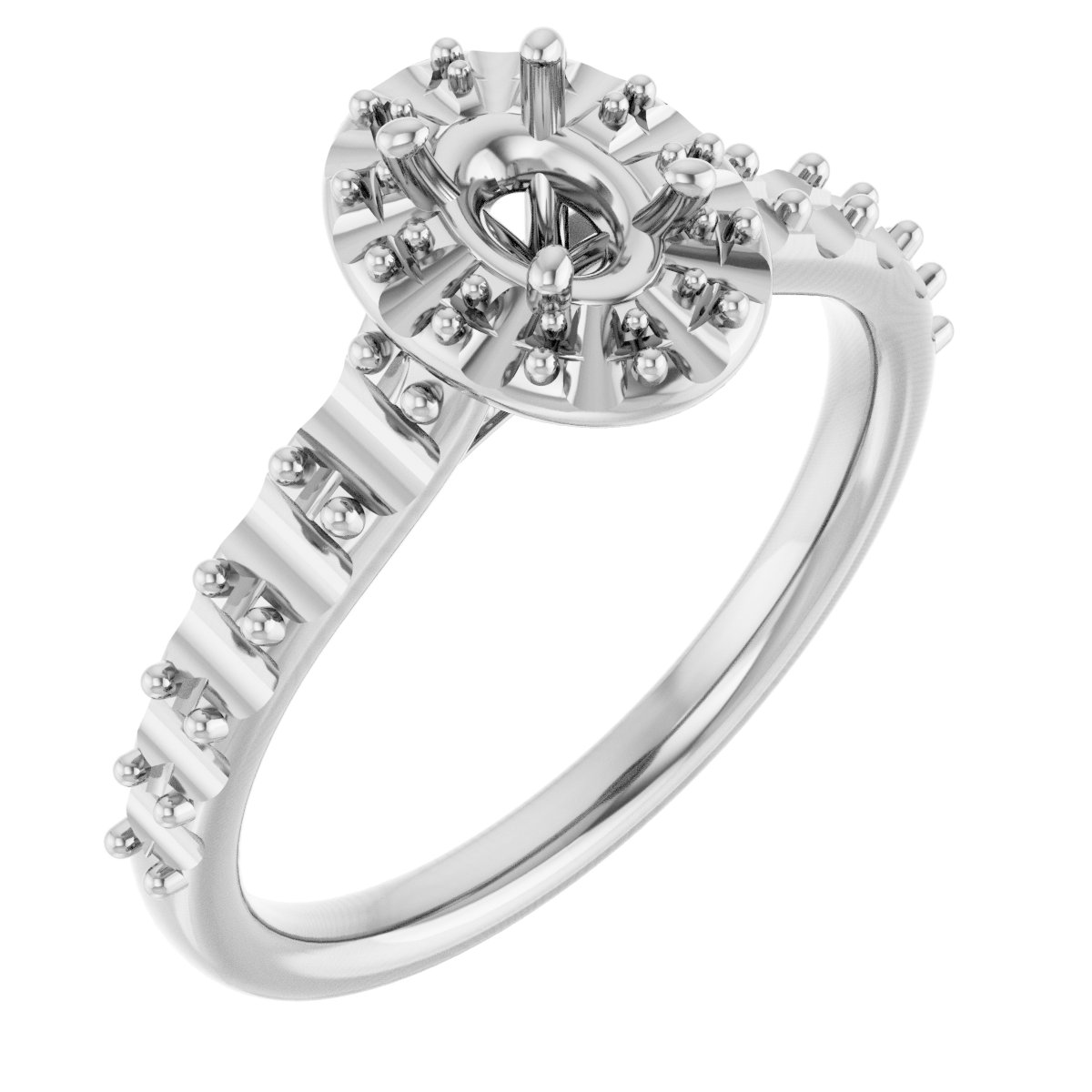 Halo-Style Engagement Ring