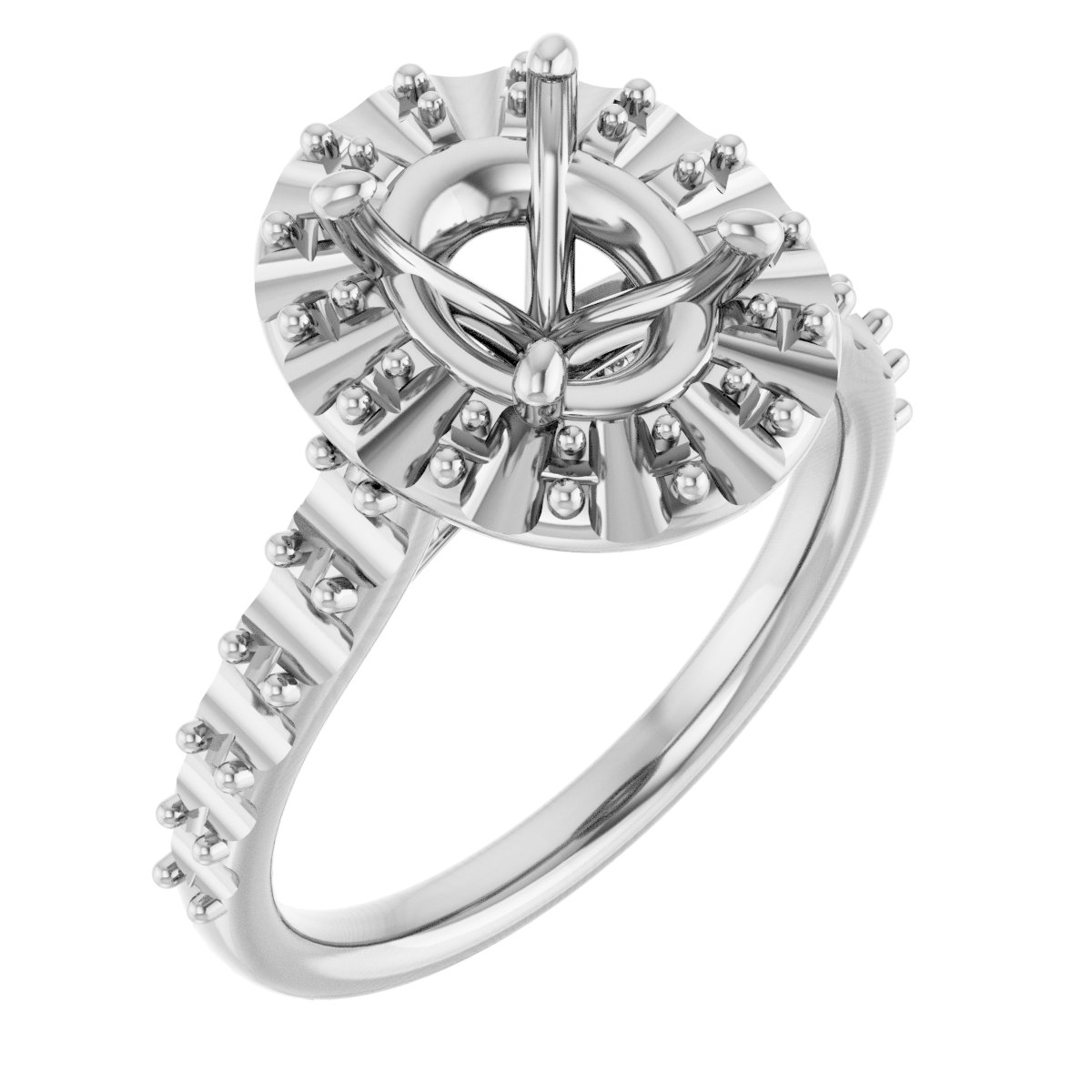 Halo-Style Engagement Ring