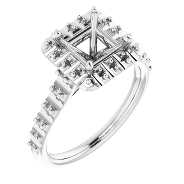 Halo-Style Engagement Ring