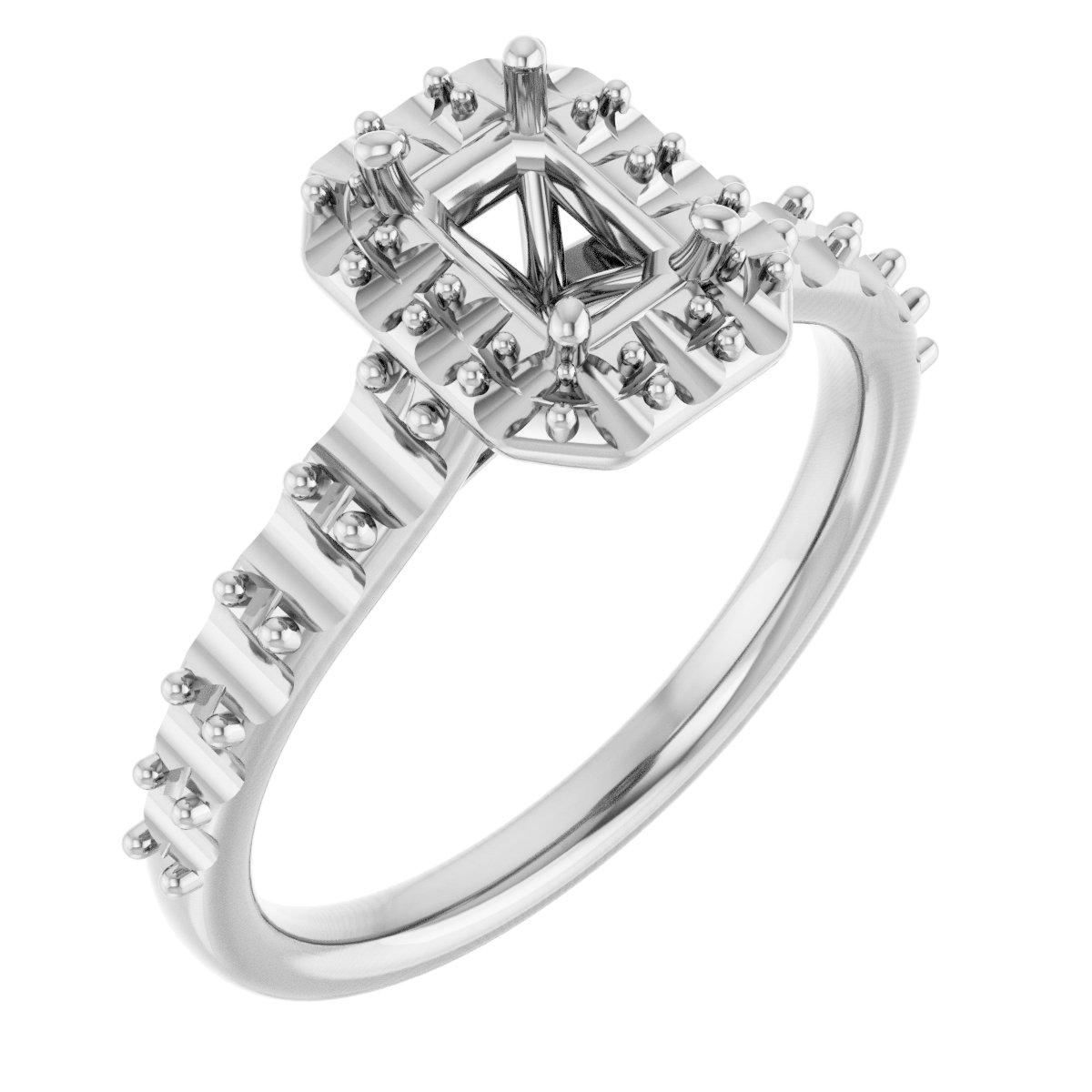 Halo-Style Engagement Ring
