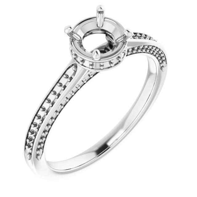 Accented Engagement Ring
