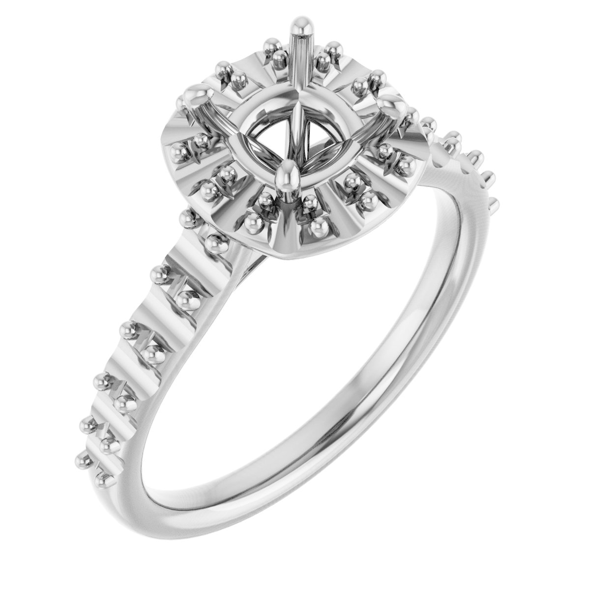 Halo-Style Engagement Ring