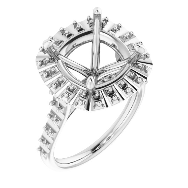 Halo-Style Engagement Ring