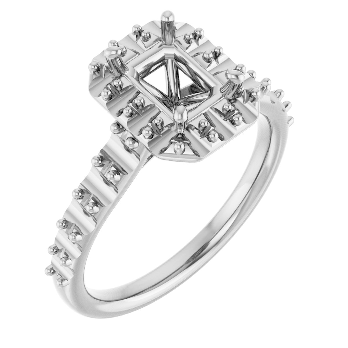 Halo-Style Engagement Ring
