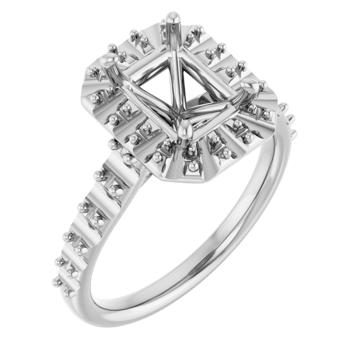 Halo-Style Engagement Ring