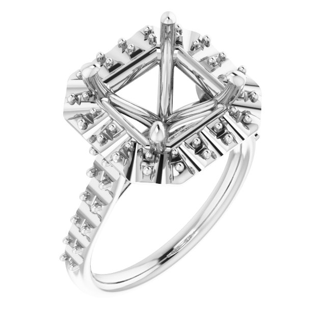 Halo-Style Engagement Ring