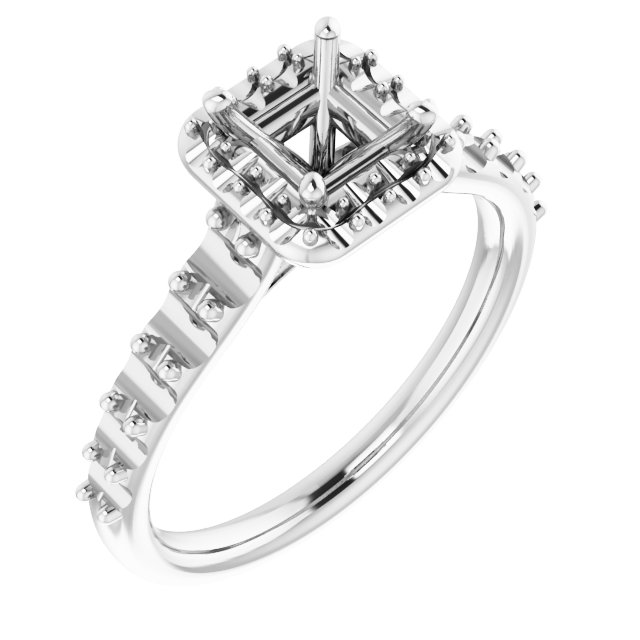 Halo-Style Engagement Ring