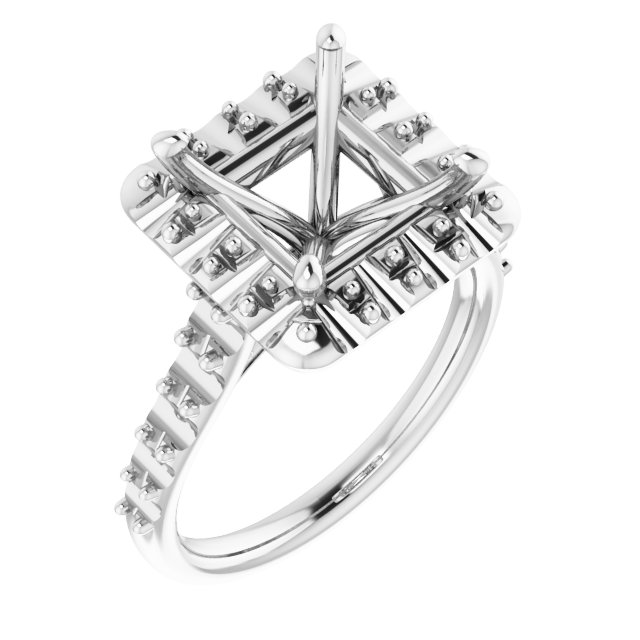 Halo-Style Engagement Ring