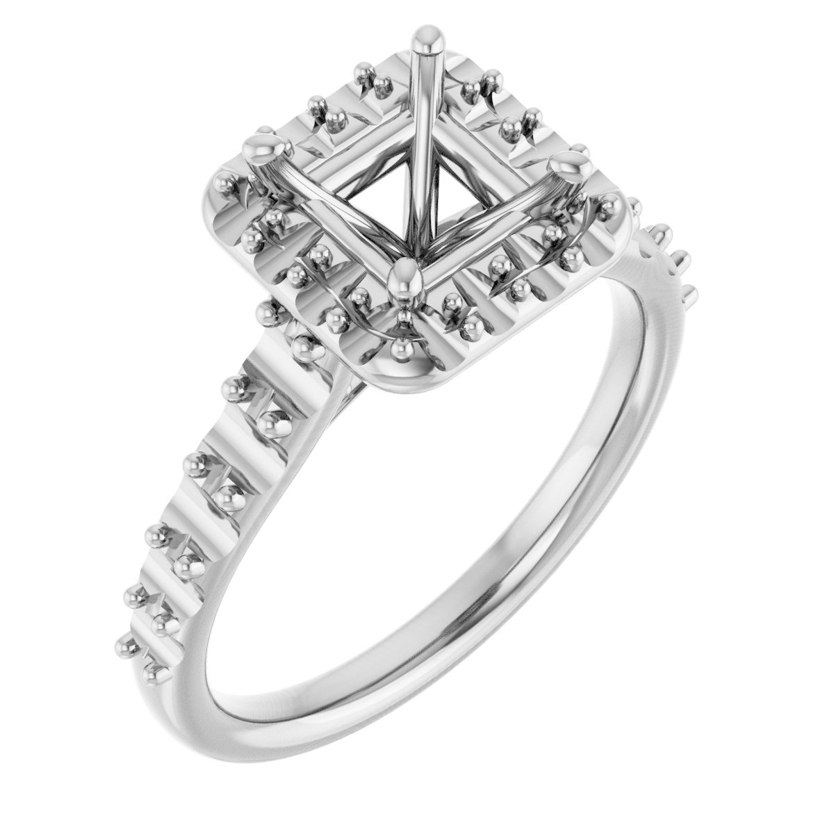 Halo-Style Engagement Ring