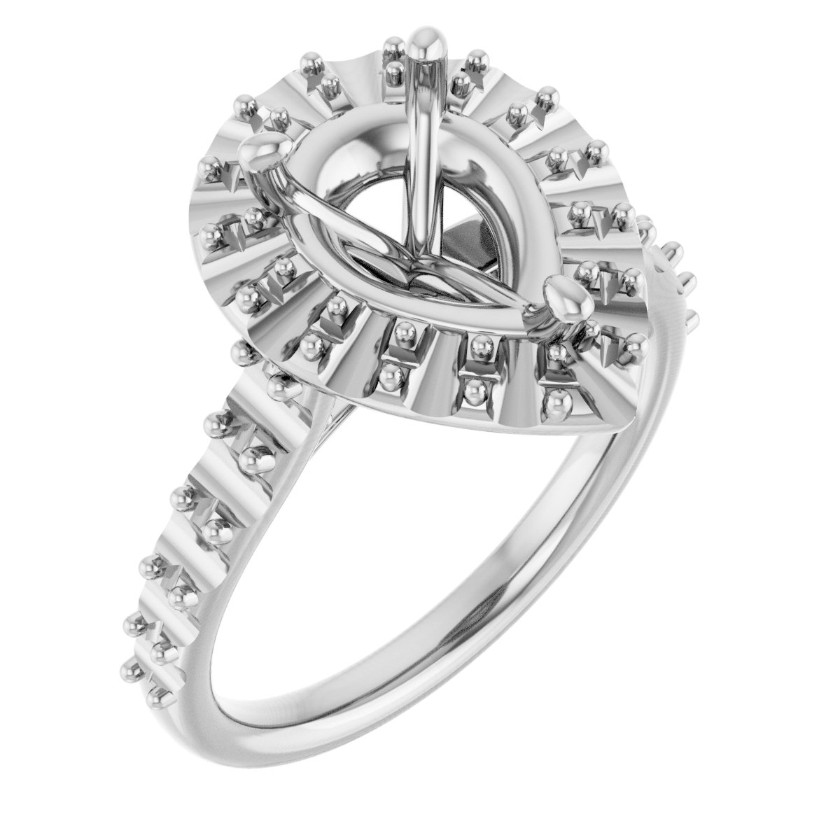 Halo-Style Engagement Ring