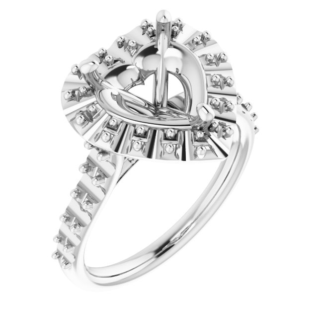 Halo-Style Engagement Ring