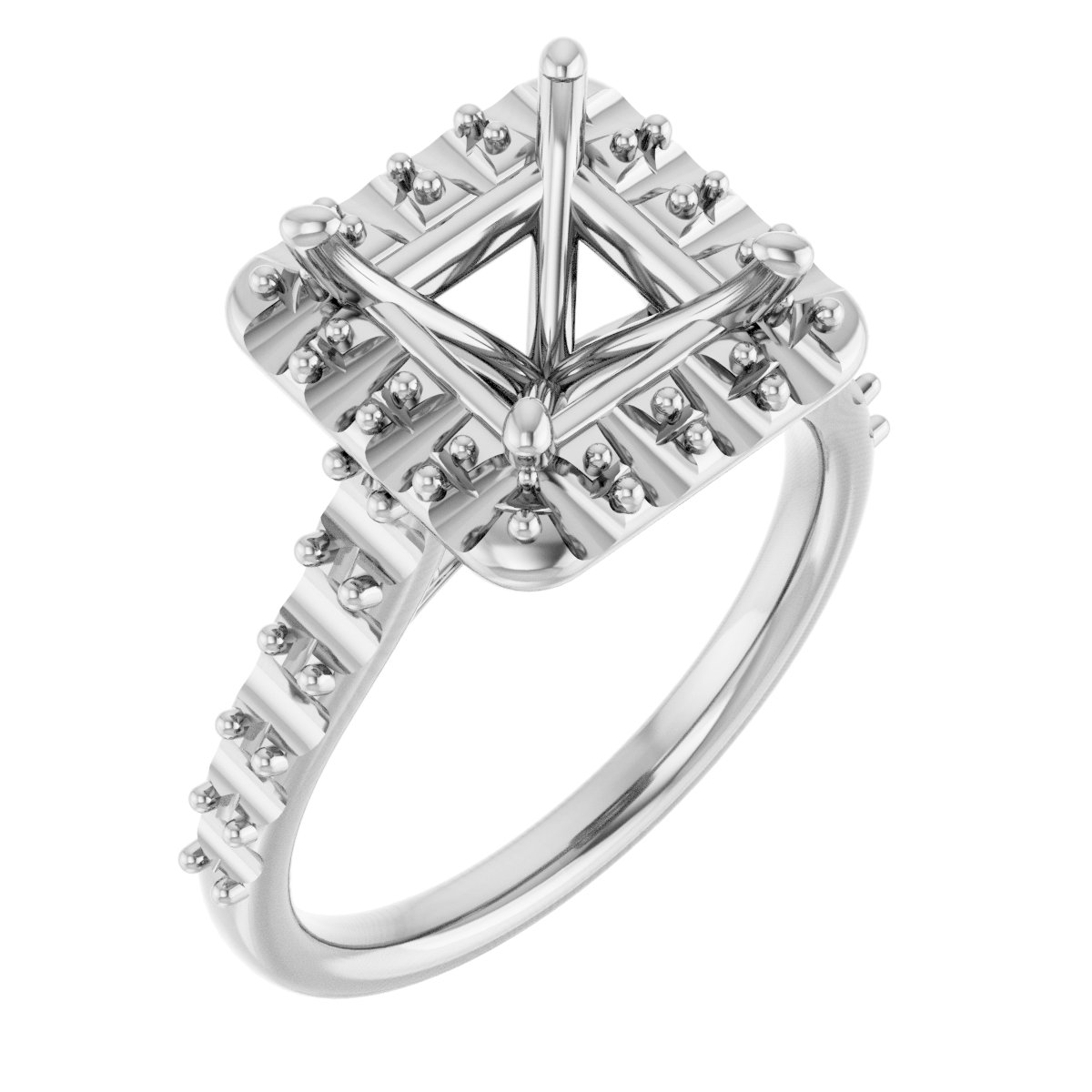 Halo-Style Engagement Ring