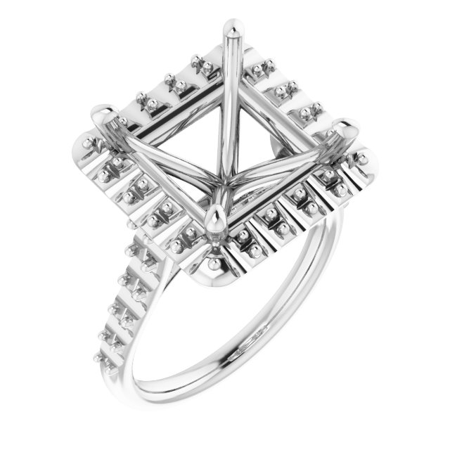 Halo-Style Engagement Ring